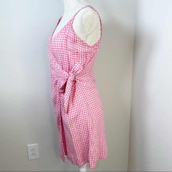 Rails Malia Pink Gingham Wrap Dress - Picture 4 of 13